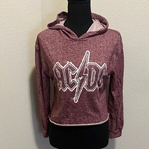 AC/DC Kids Maroon Hoodie